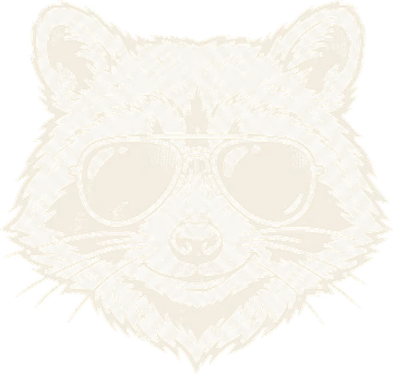 Trash Panda Supply Co. raccoon mark